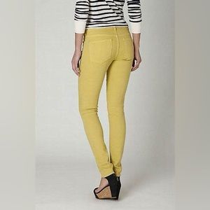 🎉5X HOST PICK🎉 Pilcro and The Letterpress by Anthropologie Yellow Skinny Jeans